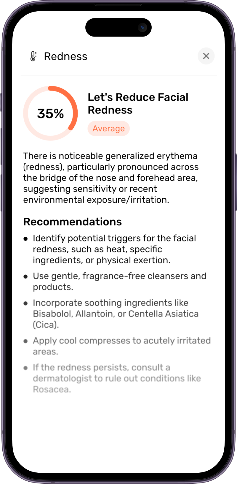 GoodSkin App Screenshot 1